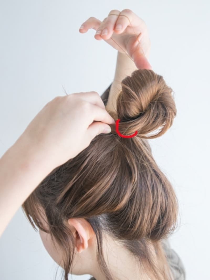 もう一度シリコンゴムで結ぶ