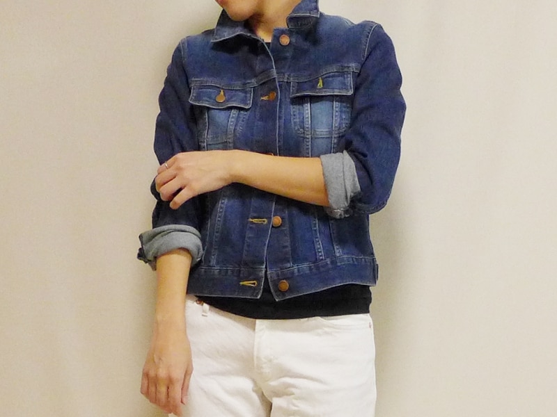 オーガニックコットンストレッチデニムジャケット