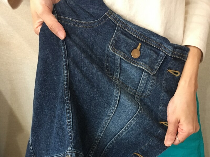 ストレッチ素材の収縮性検証