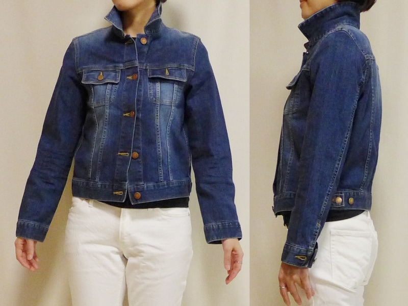 オーガニックコットンストレッチデニムジャケット無印良品のデニムジャケット