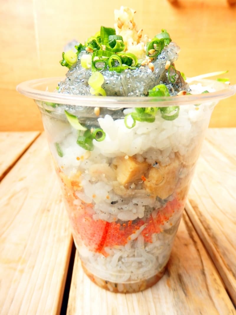 生しらすのミルフィーユ