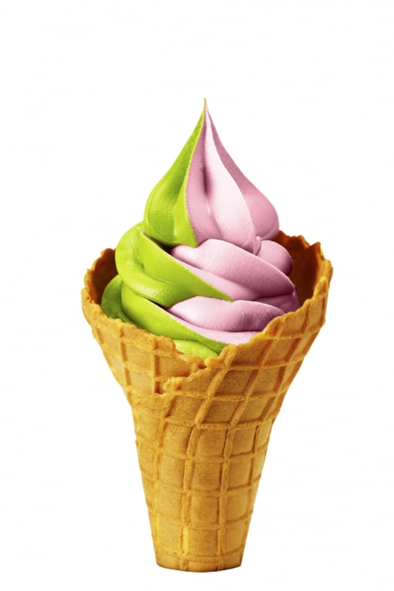 あじさいソフトクリーム