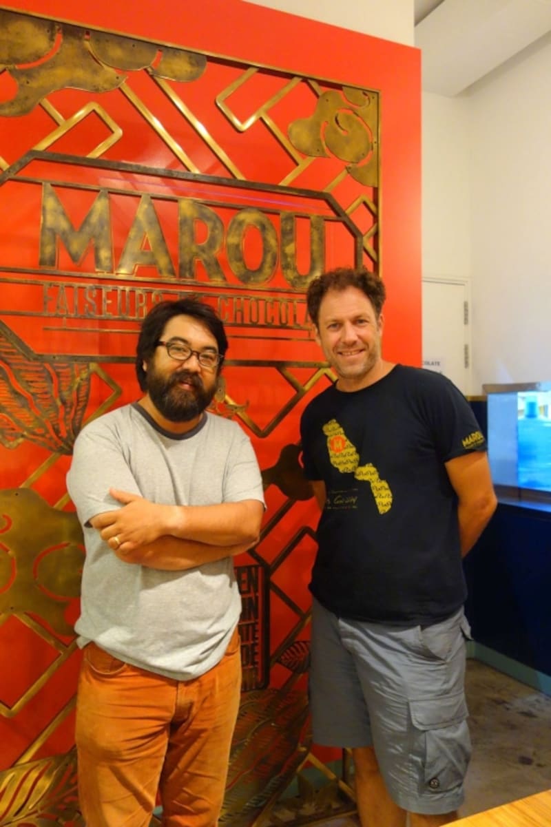 サミュエルさん（左）とヴィンセントさん（右）