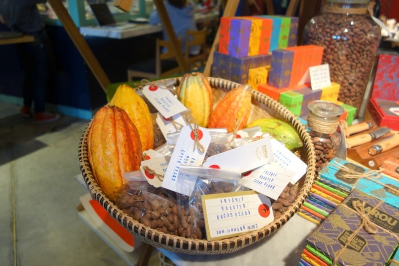 ディスプレイもリアルカカオ