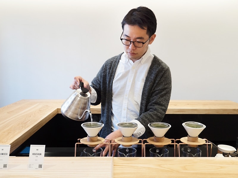 日本茶用ドリッパーを独自に開発