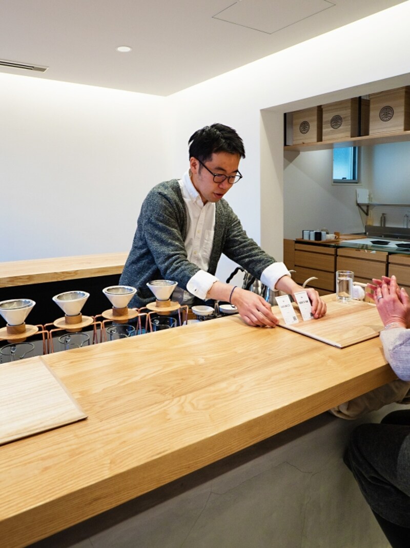 バリスタとのコミュニケーションも楽しみのひとつ