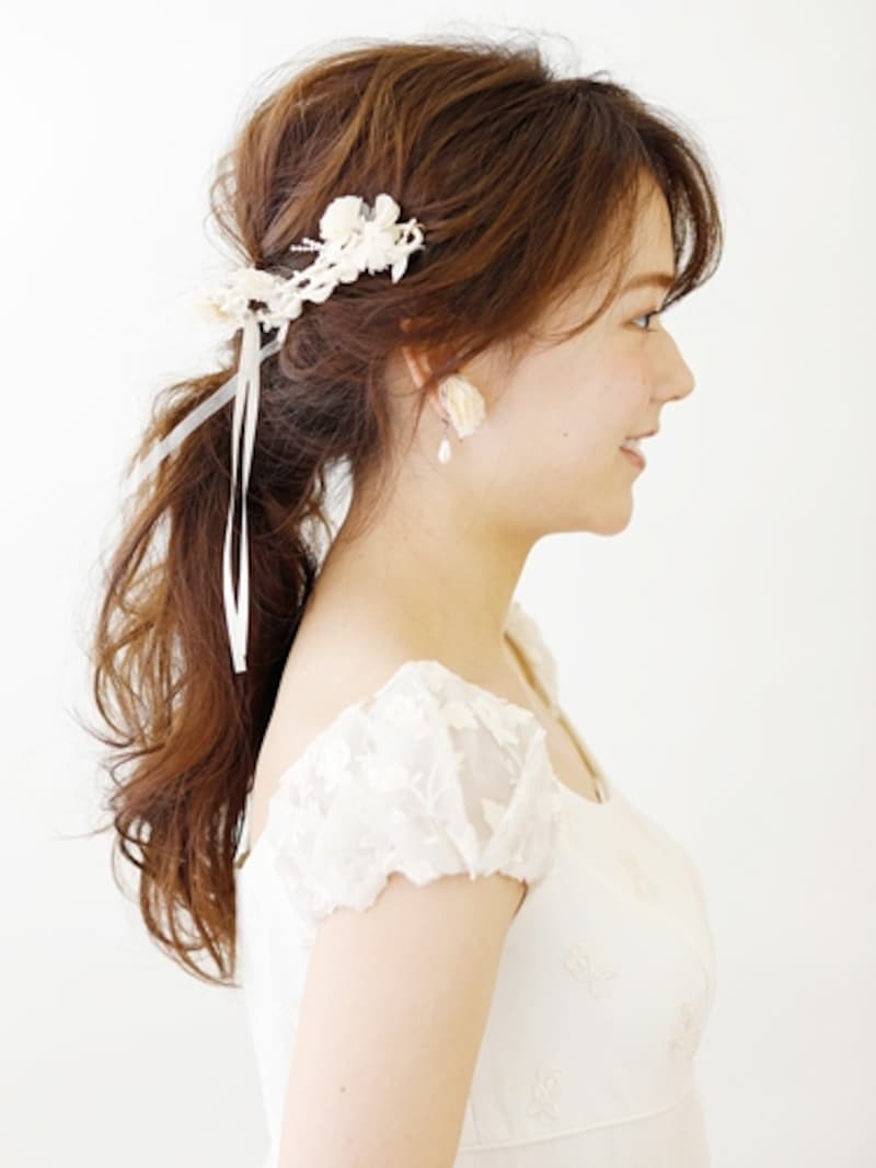 花嫁に人気のヘアアレンジロング