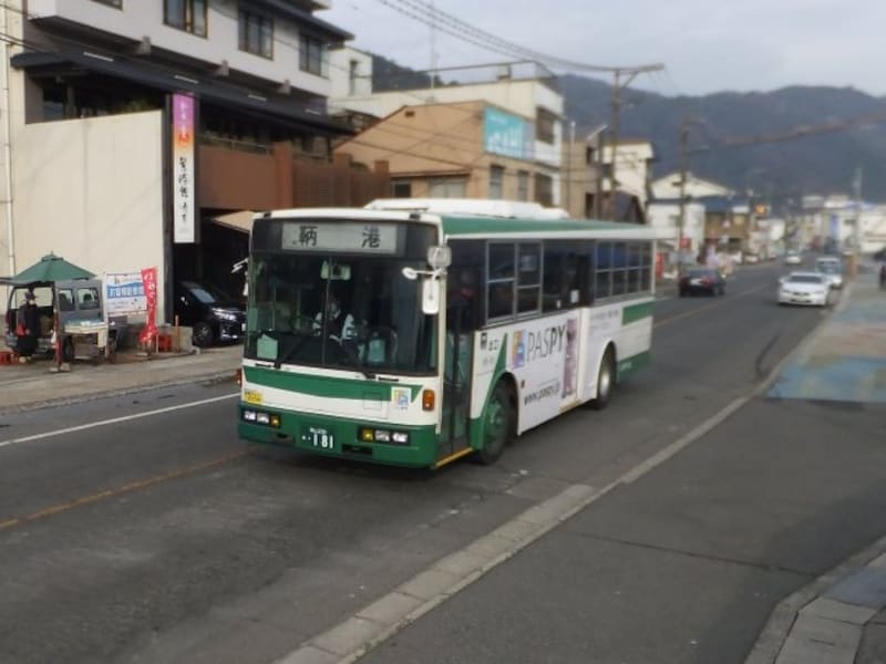 福山駅と鞆の浦を結ぶトモテツバス