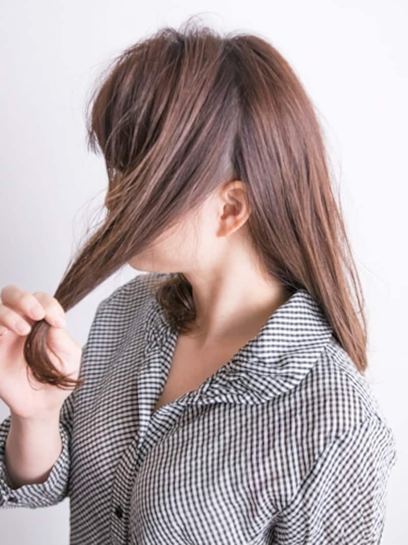 サイドとバックに分けとる