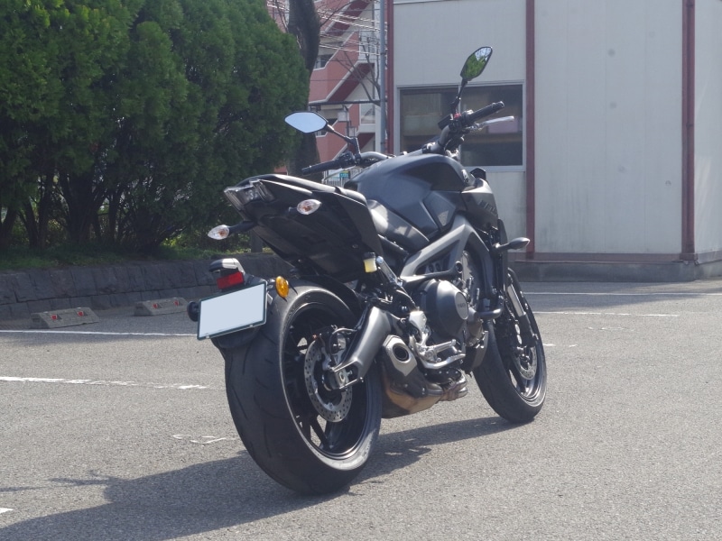 2代目MT-09リアビュー