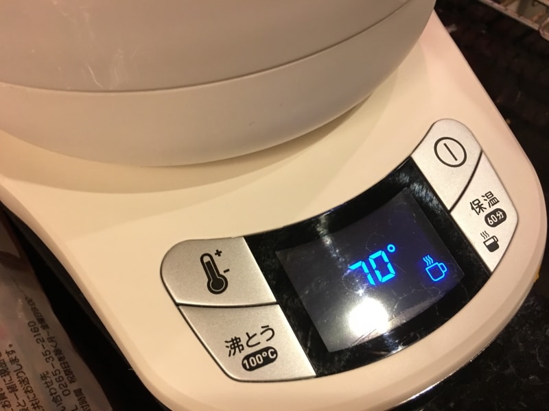 2017年・電気ケトル