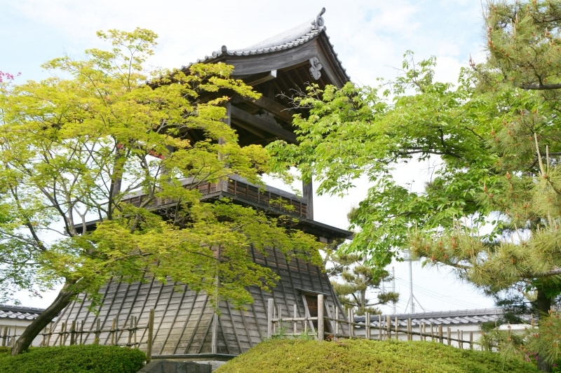 忍城の城下に時を知らせた鐘楼