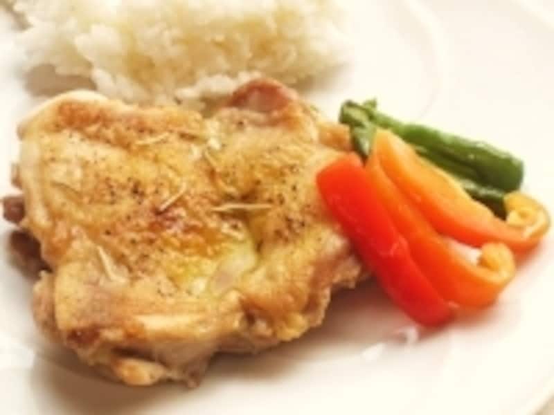 いつものソテーがおしゃれに仕上がります