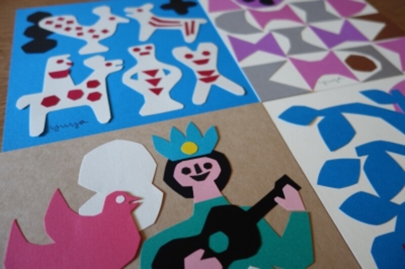 無心から生み出される、YUYAさんならではの切り絵の世界。