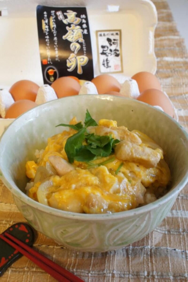 母の日ならでは!高嶺の卵で「親子丼」を作りました。