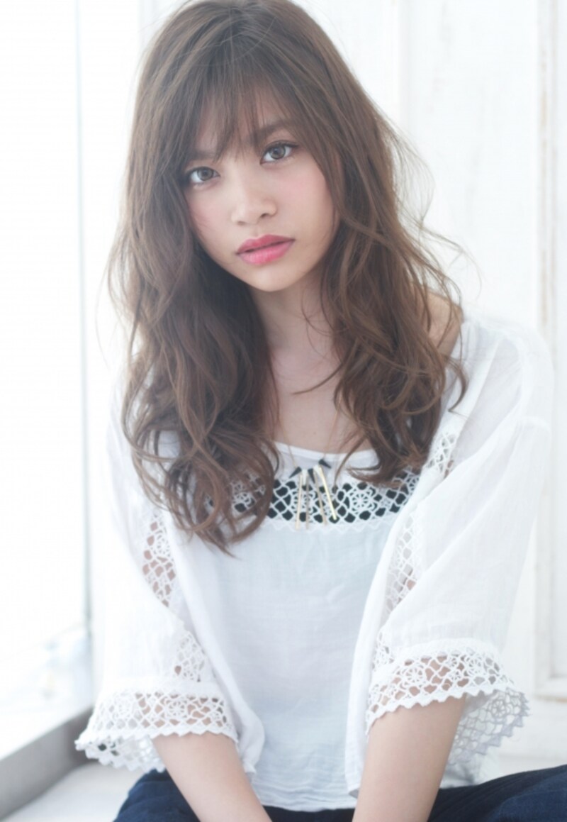 しっかりカールのロング