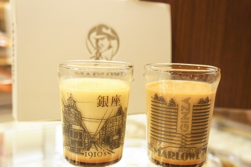 左「有精卵フレッシュクリーププリン」右「ロイヤルミルクティープリン」いずれも800円(税別)