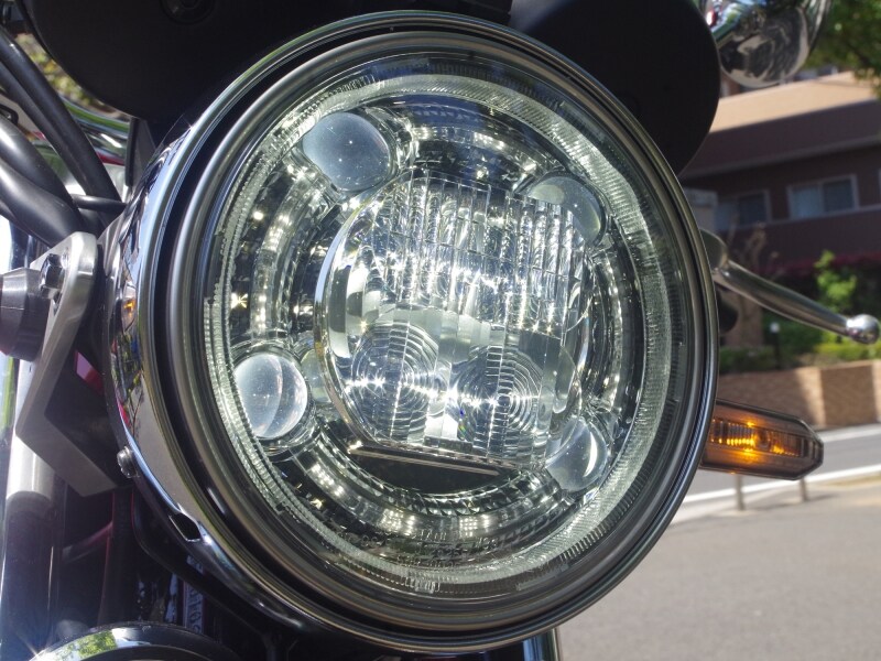 丸型LEDヘッドライト