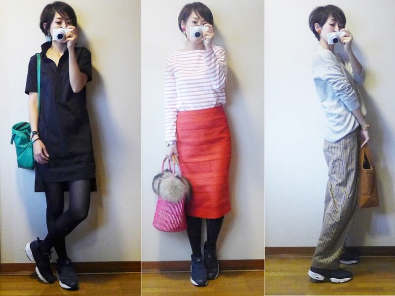 リーボック ポンプフューリーコーディネート例