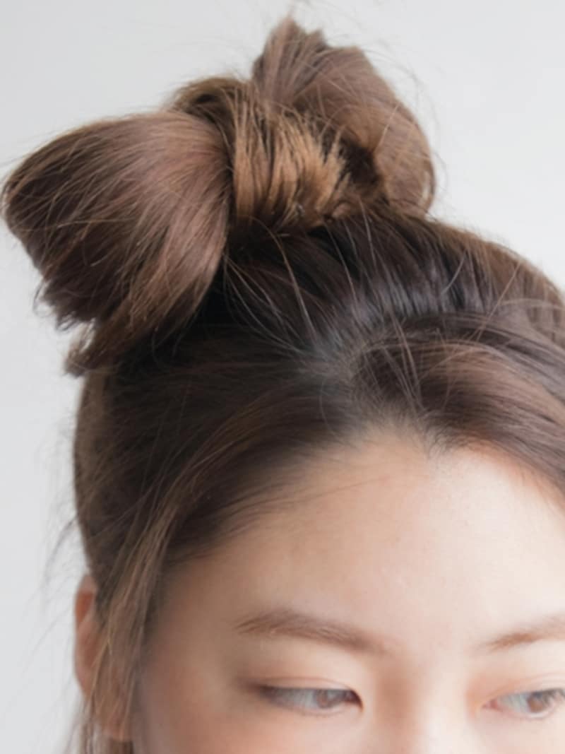 リボンの形を整えたらできあがり!