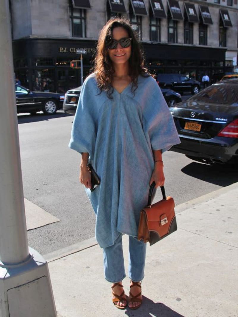 ロング丈で流れ落ちるようなシルエットを意識undefined(c)Rie Miyata