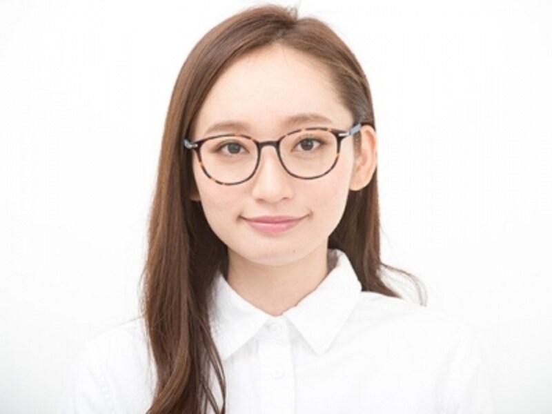 細フレームがオシャレなバランス