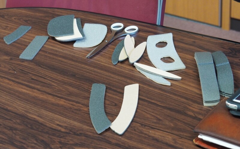 なんとこんなに沢山のパッドが追加されることに!パッドは必要に応じてカットすることもあるそう