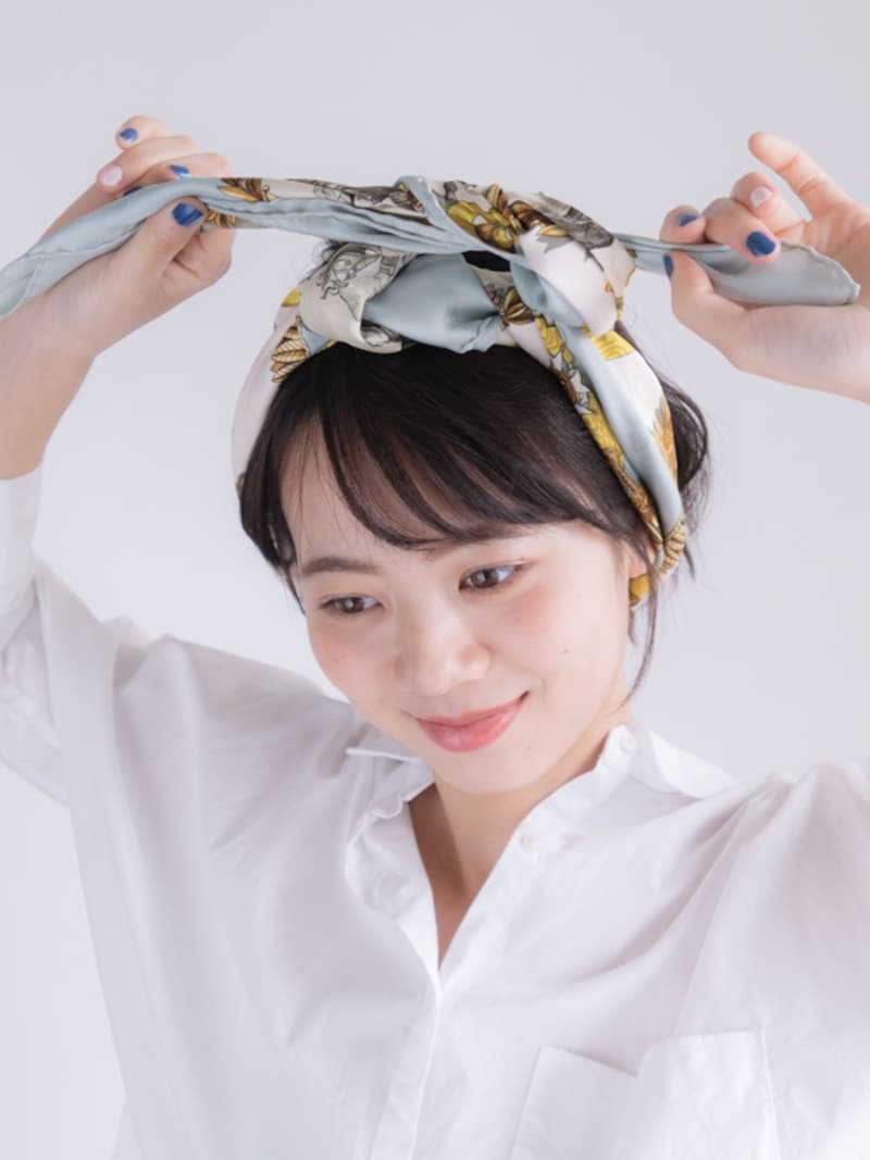 もう1回きつめに結ぶ