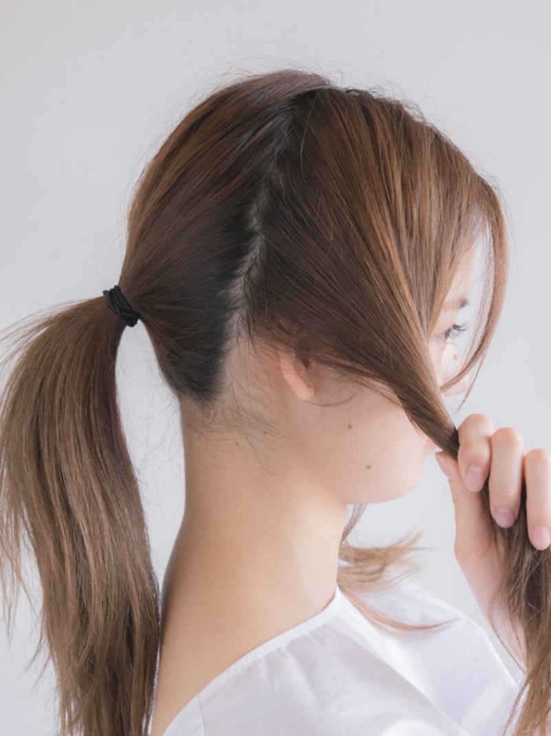 てぐしでざっくりわけとります