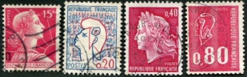 歴代のマリアンヌ切手