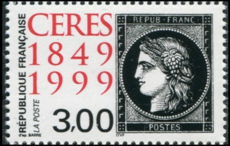 マリアンヌ　フランス切手2枚　1944