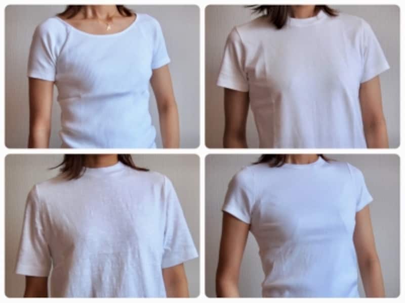ユニクロの1000円レディース白Tシャツを徹底比較！ [レディース