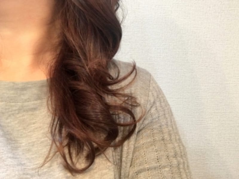 ほぐしてみると……華やかになりました