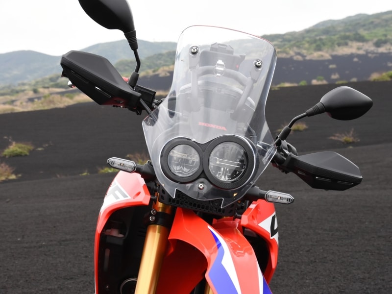 ウインドスクリーンは快適性に優れている