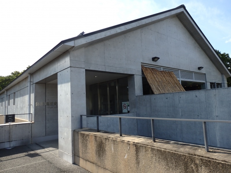 外曲輪の一画に建つ鉢形城歴史館