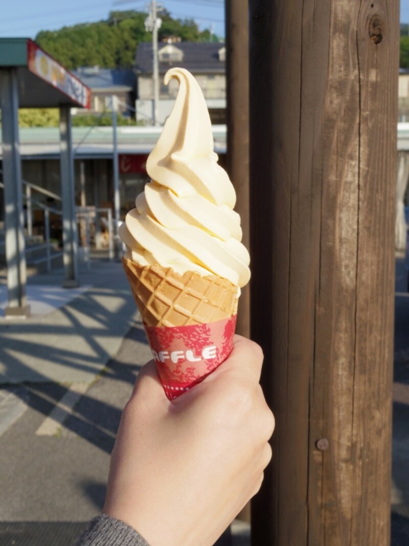 夕やけソフトクリーム