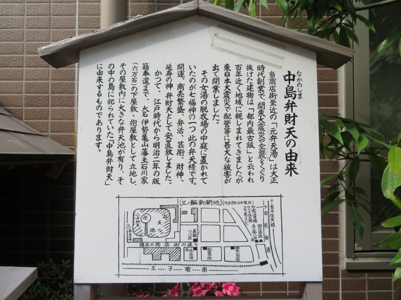 商店街周辺の図