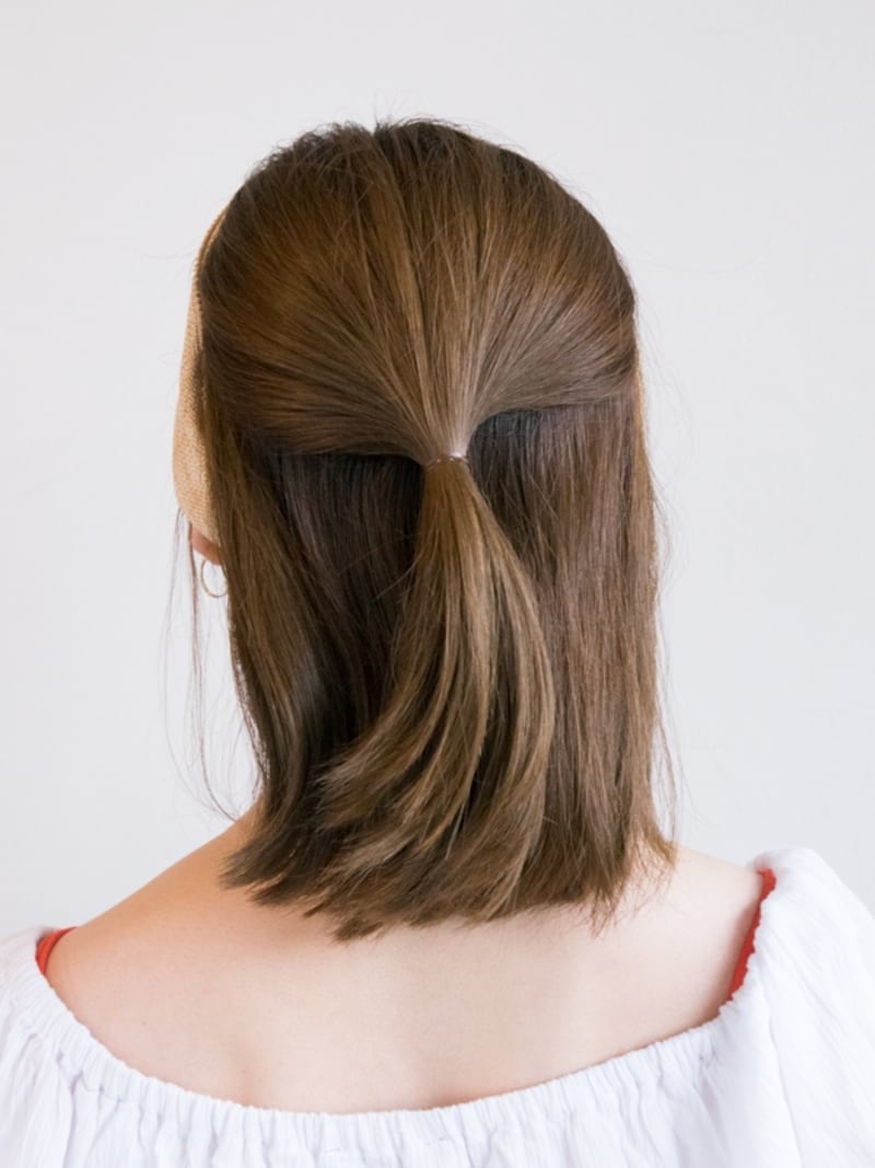 結び目はたるませてゴムはきつく