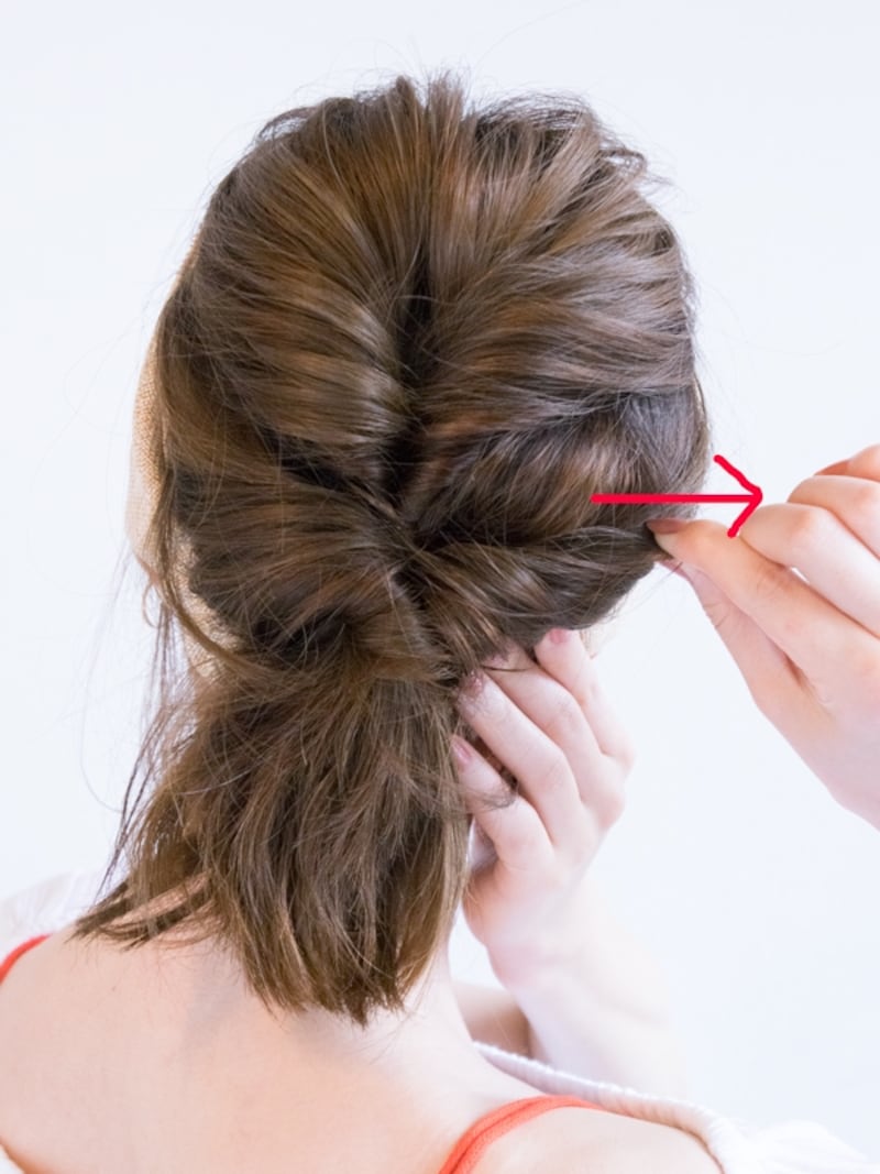 ねじり部分も忘れずに引き出す