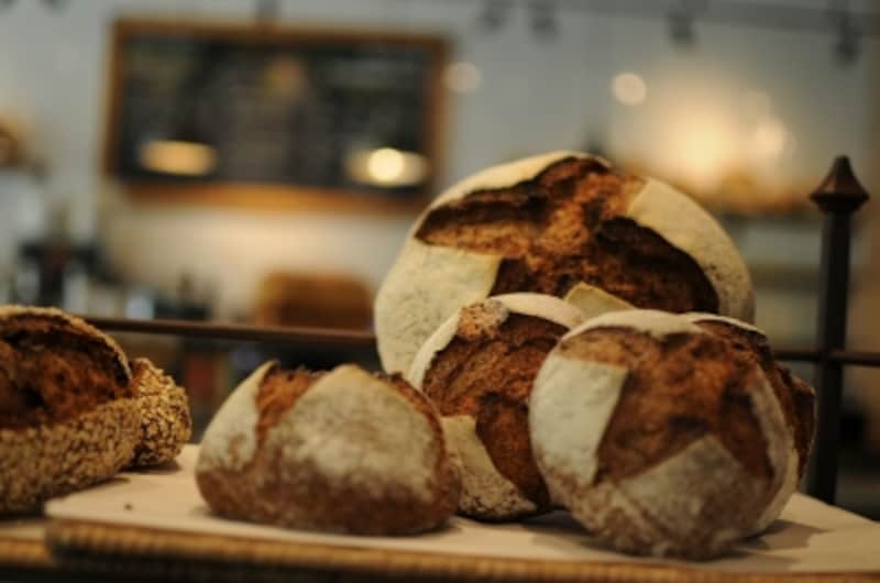 オーガニック小麦やライ麦のパン