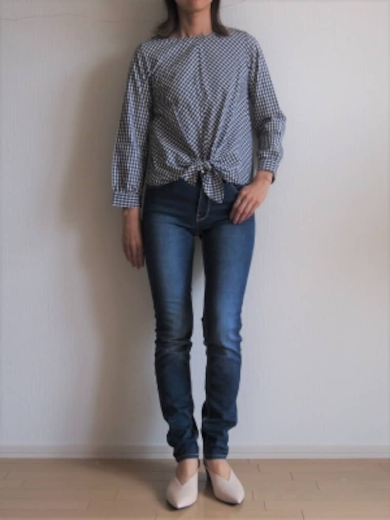 ギンガムチェックノットブラウスundefined2790円
