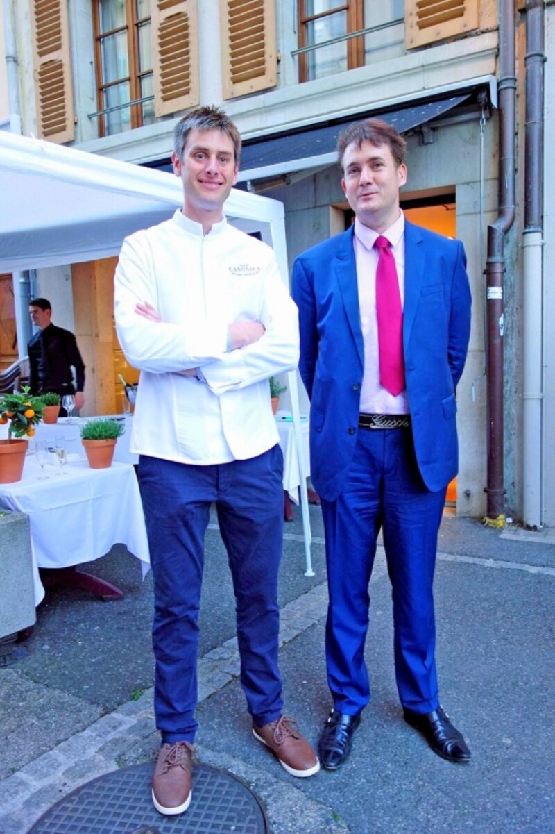 ヴィンセント・カノニカ氏とシェフ