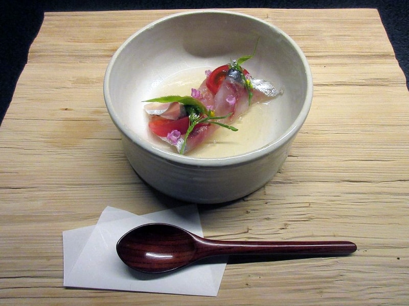 星のや東京 Nipponキュイジーヌ 鯵