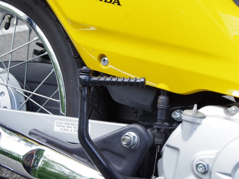 クロスカブはキックスタートも可能