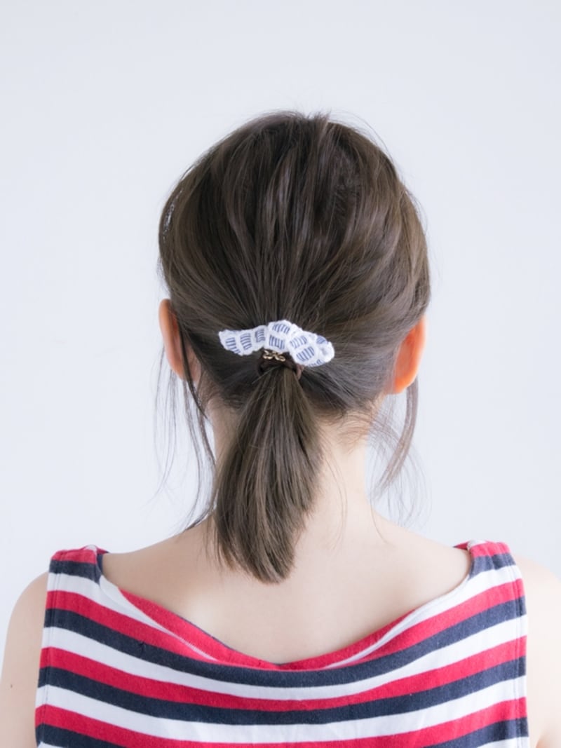 バックシルエットもさりげなく立体的