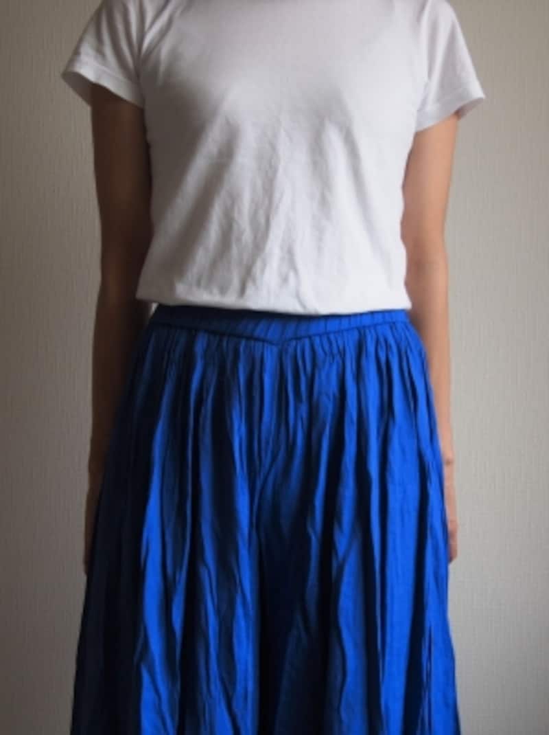 少しシワが寄るぐらいの所で止めて出来上がり