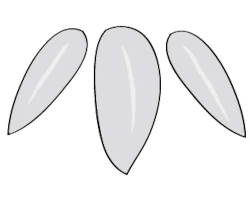 笹の葉　七夕　イラスト　白黒　かわいい