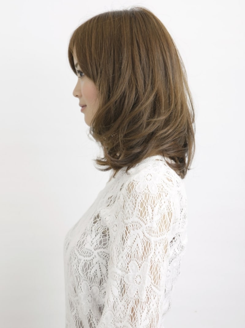 小顔効果抜群!30代~40代女性に似合うひし形ヘア