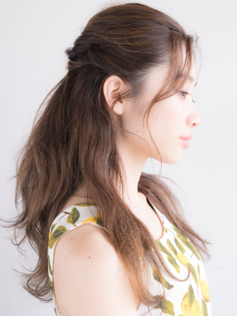 帽子が当たる部分にアレンジを施して