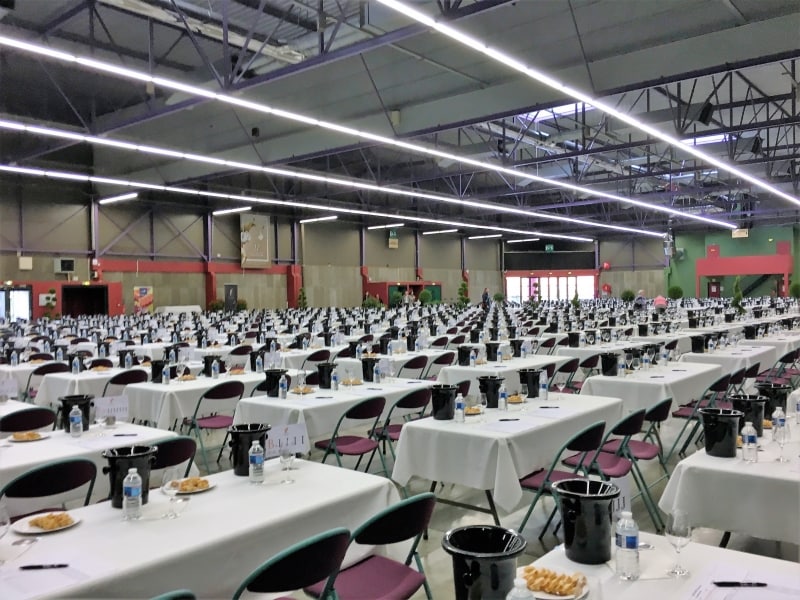 フェミナリーズ世界ワインコンクールのスタート前